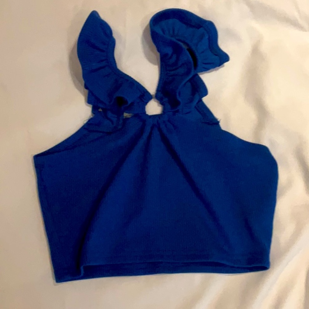Kids SHEIN blue crop top